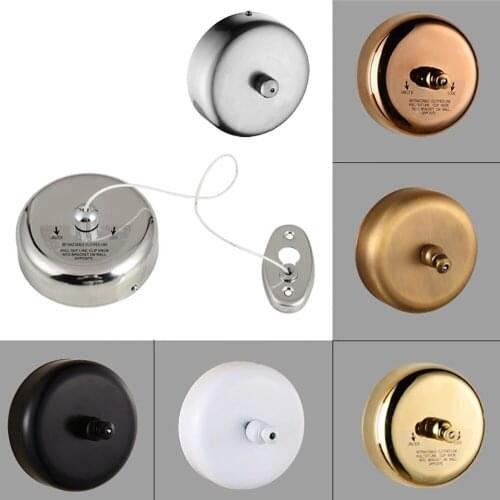 Portable Stainless Steel Retractable Clothesline Indoor Outdoor Laundry Hanger Clothes Dryer Organiser Clothes Drying Rack Rope