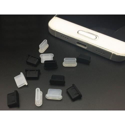 10pcs USB Type-C charge port dust plug for USB Type C cable Interface protector For Type Charge Port