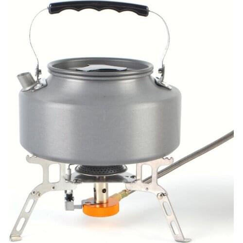 Outdoor Camping Stove Split Windproof Electronic Ignition Camp Stove Gas Stove Portable Camping Stove Mini One Piece Stove