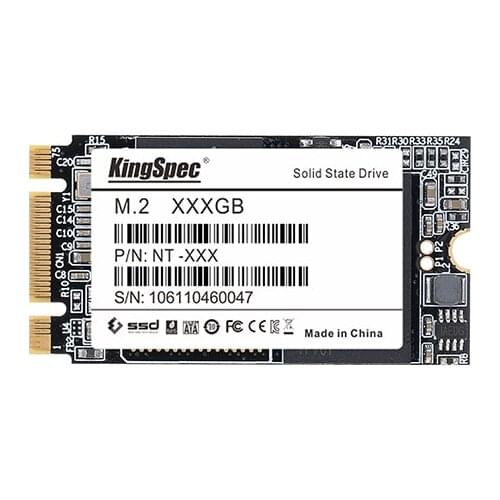 KingSpec High Speed NGFF 128G 256G 512G Notebook SSD Solid State Drive M.2 2242