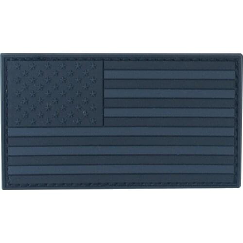 America Flag PVC Patches USA Military Morale 3D Rubber Badge Hook and Loop Army Tactical Hats Accessaries Customized DIY