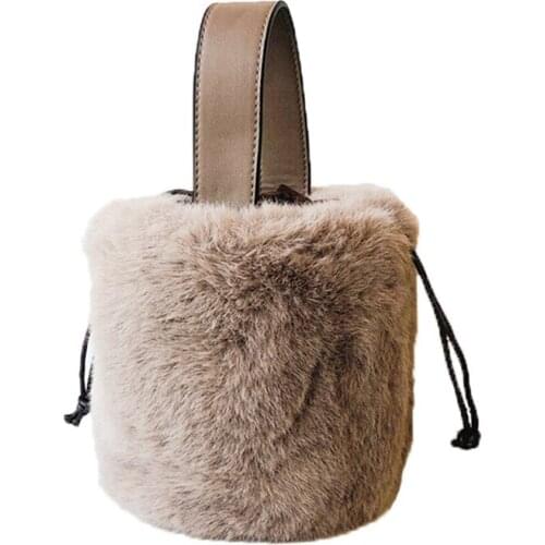 Winter Fashion Bucket Bags For Women 2020 Solid Luxury Handbags Women Bags Shoulder Bag Casual Mini Crossbody Bag