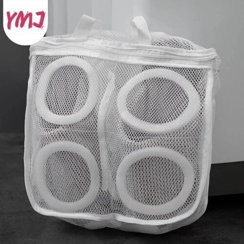 1PC Laundry Bags Shoe Washing Bag Washing Machine Special Care Washing Bag Household Shoe Washing Bag Mesh Bag Anti-deformation