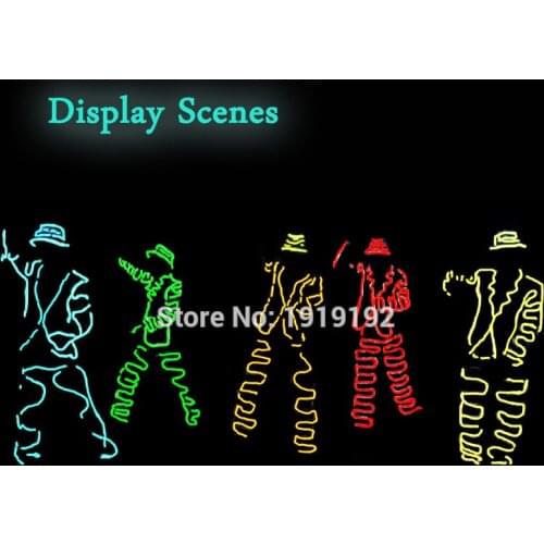 10 Color Select Gangnam Style DIY Festival party clothes accessories by DC-12V Botton Driver