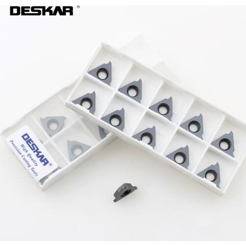 10PCS DESKAR TGF32R 050~280 LDA Shallow Groove Blade Slot Turning Turning Tools For STGFR Tool Tolder
