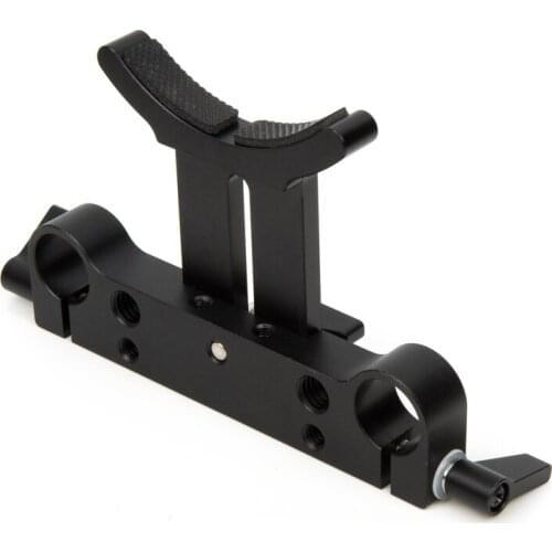 19mm Rod Spacing 105mm Film Telelens Lens Support Clamp Rail Block fr 4K 6K Camera Rig 19mm Rail System Tripod