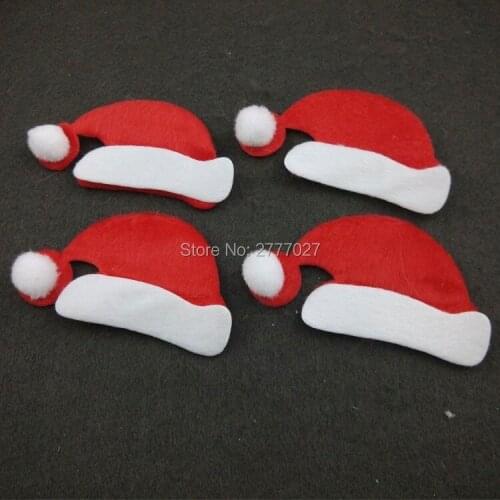 20pcs 10.0CM PB56 Circles Eco-friendly Cute DIY Accessories Jewelry On Wall Decoration Materials With Christmas hat shape
