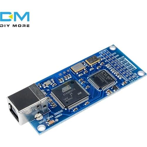 ATSAM3U1C XC2C64A DU1 USB to IIS Digital Interface DAC Decoder Board Support DSD512 32bit 384K I2S DSD Output for Amanero
