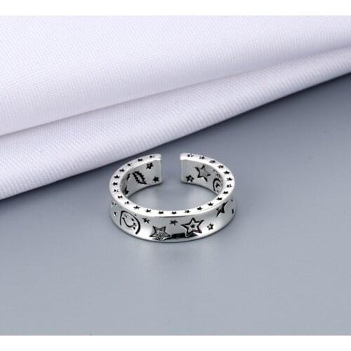 Crukiss Women's Silver Rings