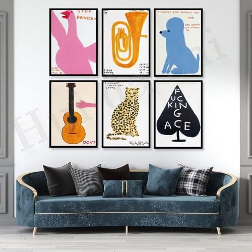 David Shrigley - I Cannot Change my Spots - Art Print, Exhibition Print, Animal art print, Contemporary Art, Children Art Print