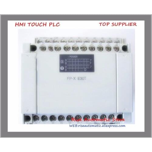 AFPX-E30T PLC New Original 100~240V AC 16-Point Input 14-Point Transistor (NPN) Output FP-X Expansion Unit