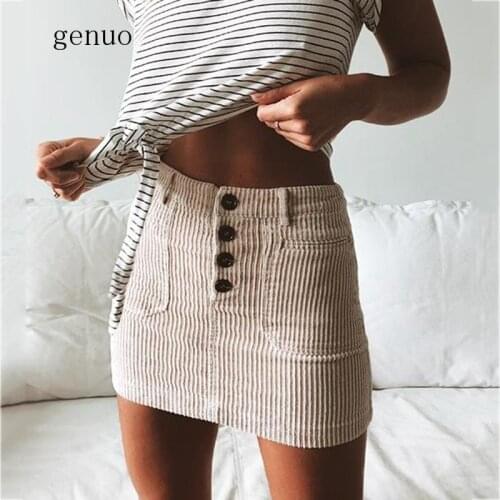 Genuo Knitted Pencil Skirts