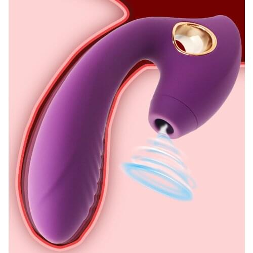Clitoral Sucking Licking Dildo Vibrator for Women, Waterproof G Spot Clitoris Stimulator Clit Sucker Adult Sex Toy for Couples