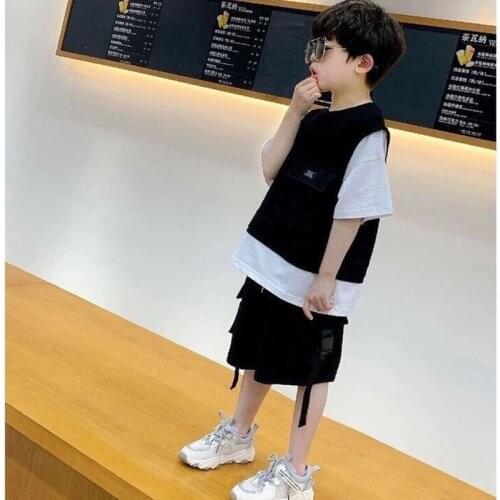 Baby Boy Clothing Sets Fashion Summer T-Shirt Cartoon Children Grils Clothes Suits Shorts Suit for Kid Outfit Children Tracksuit