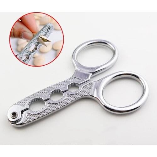 Creative household tools multifunctional stainless steel sunflower seeds pliers nut biscuits kitchen gadget accessories