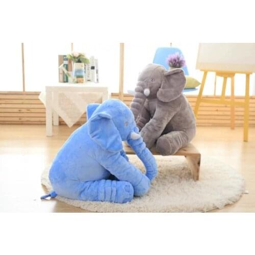 Small Size 40cm 5colors Elephant Pillow Soft Cotton Baby Sleep Pillow Portable Bedding Set Crib Car Seat Cushion