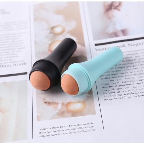 Face Oil Absorbing Roller Volcanic Stone T-zone Massage Stick Makeup Face Skin Care Tool Facial Cleaning Oil Roller