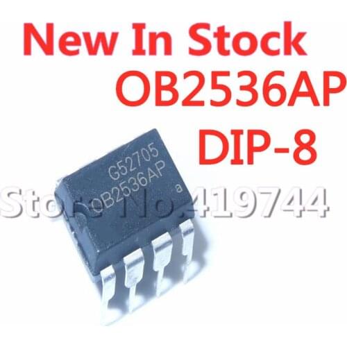 5PCS/LOT OB2536AP OB2536 DIP-8 LCD power chip control power switch PWM In Stock NEW original IC