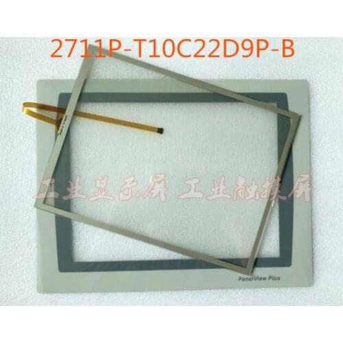 NEW PanelView Plus 1000 2711P-T10C22D9P-B 2711P-T10C22D9P B HMI PLC Touch screen AND Front label Touch panel AND Frontlabel