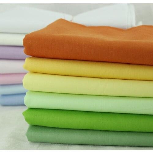160*50cm Solid color cloth 100% cotton high count Twill fabric 1.6 m wide DIY handwork for sewing patchwork quiting cloth