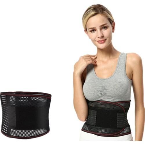 Lumbar Support Belt Disc Herniation Orthopedic Medical Strain Pain Relief Corset For Back Spine Decompression Brace Self-heating