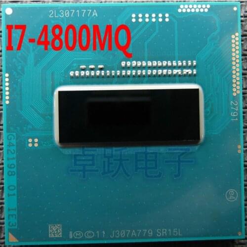 Intel CPU I7 4800MQ 2.7-3.7G / 6M SR15L PGA official version of the notebook CPU supports HM86 / 87 Free shipping