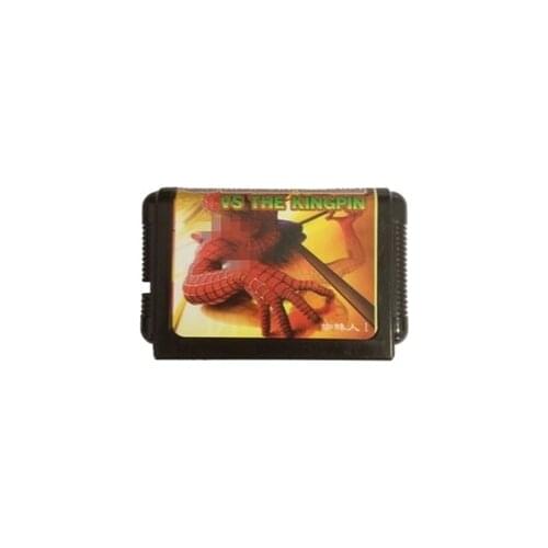 Spider Men VS. The Kingpin - 16 bit MD Games Cartridge For MegaDrive Genesis console