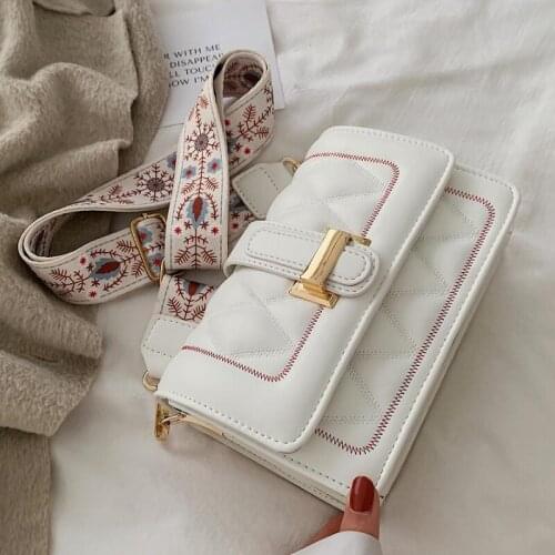 Shoulder Bag Female Crossbody Bag Designer Handbag Purse Women Bag Fashion 2021 New Trend PU Leather All-match Diamond Lattice