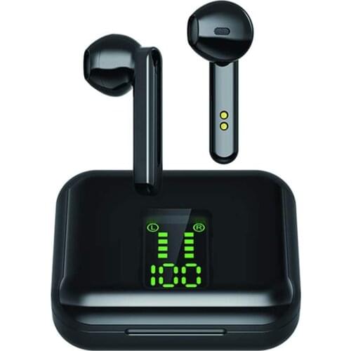 Bluetooth 5.0 Earphone Stereo TWS Fingerprint LED Display 1200Mah In-Ear Sports Wireless Earbuds Headsets Mic For iPhone Xiaomi