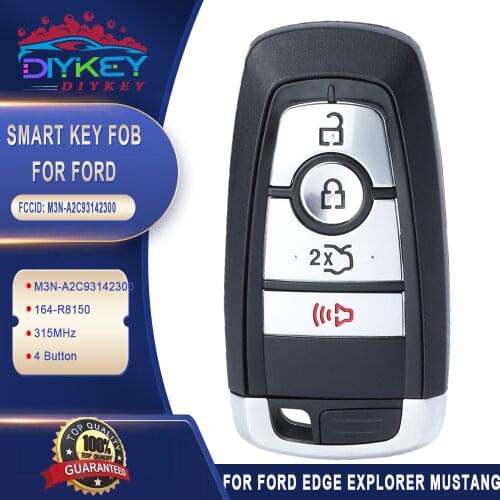 DIYKEY M3N-A2C93142300 164-R8150 Smart Remote Key 315MHz for Ford Edge Expedition Explorer Fusion Mustang 2017 2018 2019 2020