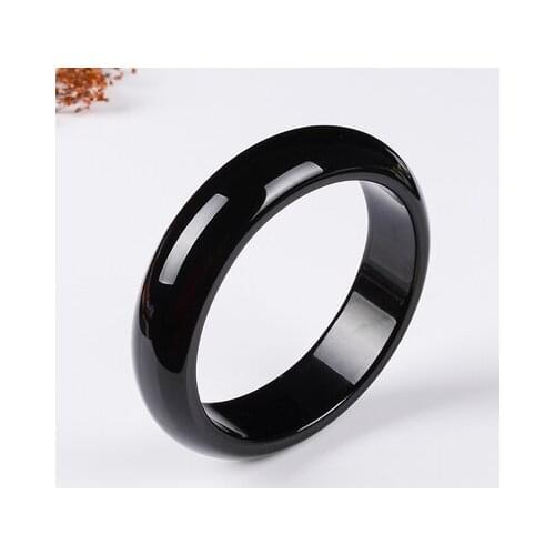 Zheru jewelry natural agate chalcedony black 54-64m bracelet elegant princess jewelry gift best mother for girlfriend