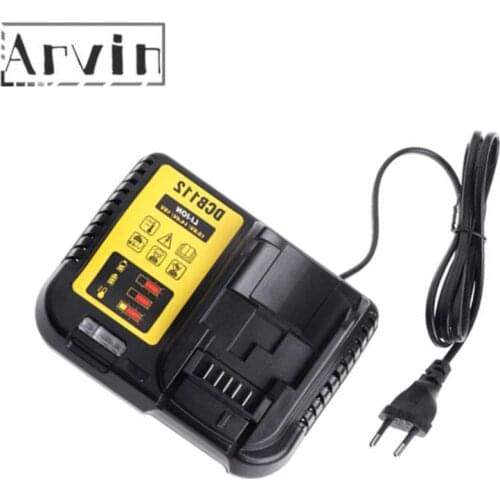 Dcb112 Li-Ion Battery Charger For Dewalt 10.8V 12V 14.4V 18V Dcb101 Dcb200 Dcb140 Dcb105 Dcb200 Black