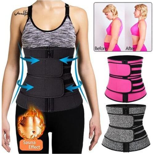 Women Waist Trainer Corset Sweat Slimming Belt Weight Loss Compression Trimmer Neoprene Sauna Shaper