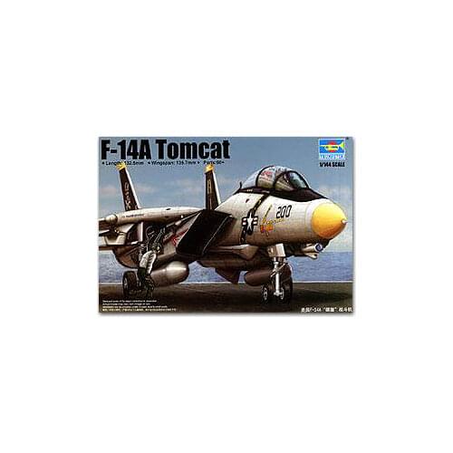 1:144 America Navy F-14A Male Cat Shipboard Fighter Plastic Assemble Airplane Model Toy