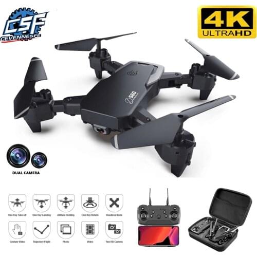 2020 NEW Drone 4k HD Wide Angle Camera 1080P WiFi fpv Drone Dual Camera Quadcopter Height Keep Drone Camera Dron Helicopter Toys