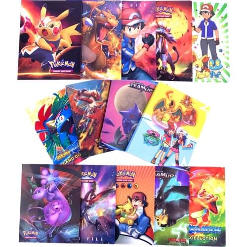 24 style Collection Pokemon Cards Album Book Cartoon Anime Pocket Pikachu Favorites package Holder Album Toy for Kids
