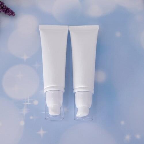 2x Travel Makeup Packing Bottle Cream Soap Balms Container Press Bottle 50g