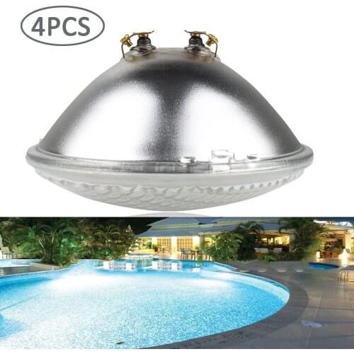 4pcs/Lot) RGB Underwater Lamp Par56 AC/DC 12V Pond Lights Waterproof Swimming Pool Party LED Lighting With Remote Controller