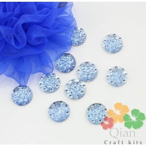 500pcs rhinestone snow Cabochons for DIY cell phone decor, hair accessories 14mm medium size