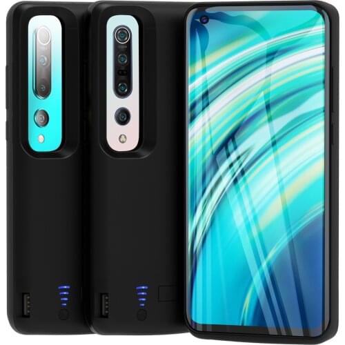 5000mAh Battery Charger Case for Xiaomi 10 10pro 9 9pro Powerbank Mobile Phone Cover for Xiaomi Backup Charging Case Power Bank