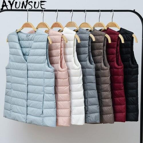 Женские короткие жилеты AYUNSUE China At AliExpress