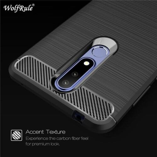 For Cases Nokia 3.1 Plus Cover WolfRule Soft TPU Brushed Phone Case For Nokia 3.1 Plus Case For Nokia X3 / 3.1 Plus Fundas 6.0"