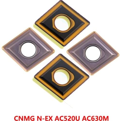 CNMG120404 CNMG120408 N-EX NEX AC630M AC520U CNMG 120404 120408 Lathe Cutter Turning Tools CNC 100% Original Carbide Inserts
