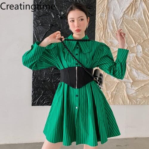 Модные платья-рубашки CREATINGTIME China At AliExpress