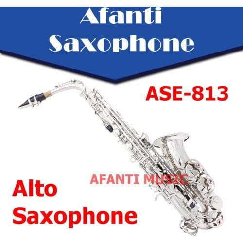 Eb tone / Brass body / Nickel Plated Alto Saxophone (ASE-813) / Eb