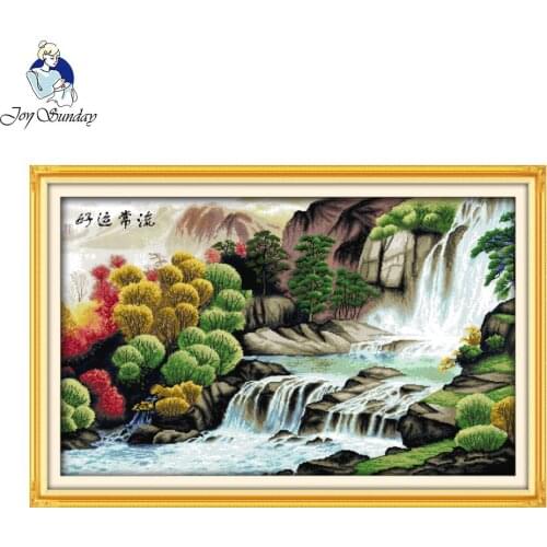 Joy Sunday 11CT 14CT Cotton Cross Stitch Sets Handmade Cross Stitch Kit Embroidery Needlework Van May Hanh Thong design