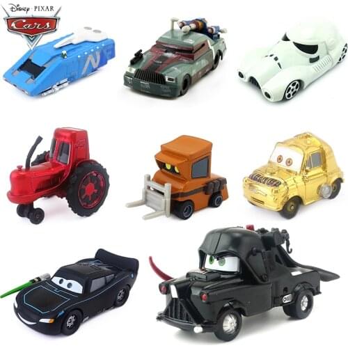 New Disney Pixar Cars Star Wars Series Darth Vader Mater Lightning Mcqueen Stormtrooper Metal Diecast Model Car Toys Boys Gift