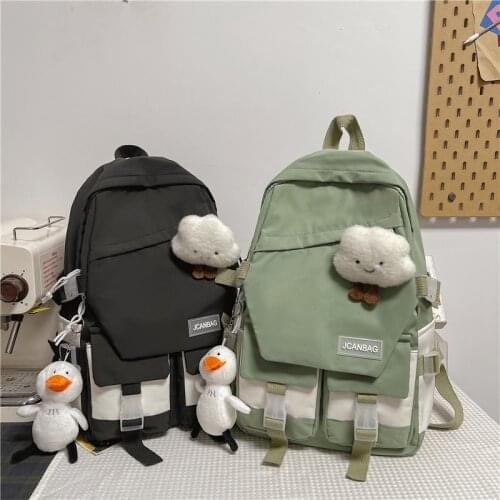 Summer New Fashion Womens Backpack Nylon Backpack With Many Pockets Large-capacity Waterproof Travel Backpacks