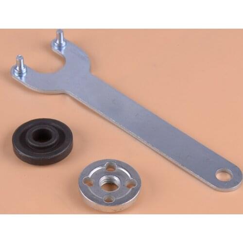 New Durable Silver 5/8-11 Flange Angle Spanner Wrench Grinder Lock Nut Fit for Makita