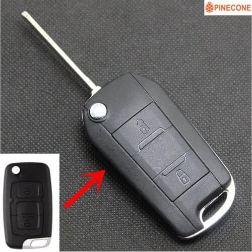 PINECONE for GEELY EMGRAND EC715 EC718 GLEAGLE GX7 ENGLON SC7 SX7 Case Styling 2 Buttons Modified Remote Car Key Shell Fob